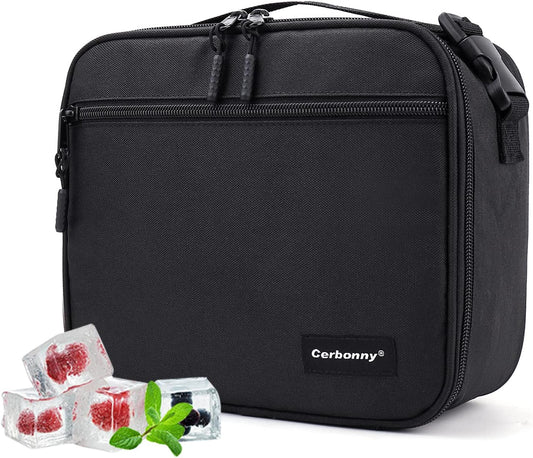 Cooler Lunch Box with Detachable Ice Packs - Freezable Insulated Cooler Bag for School/Work