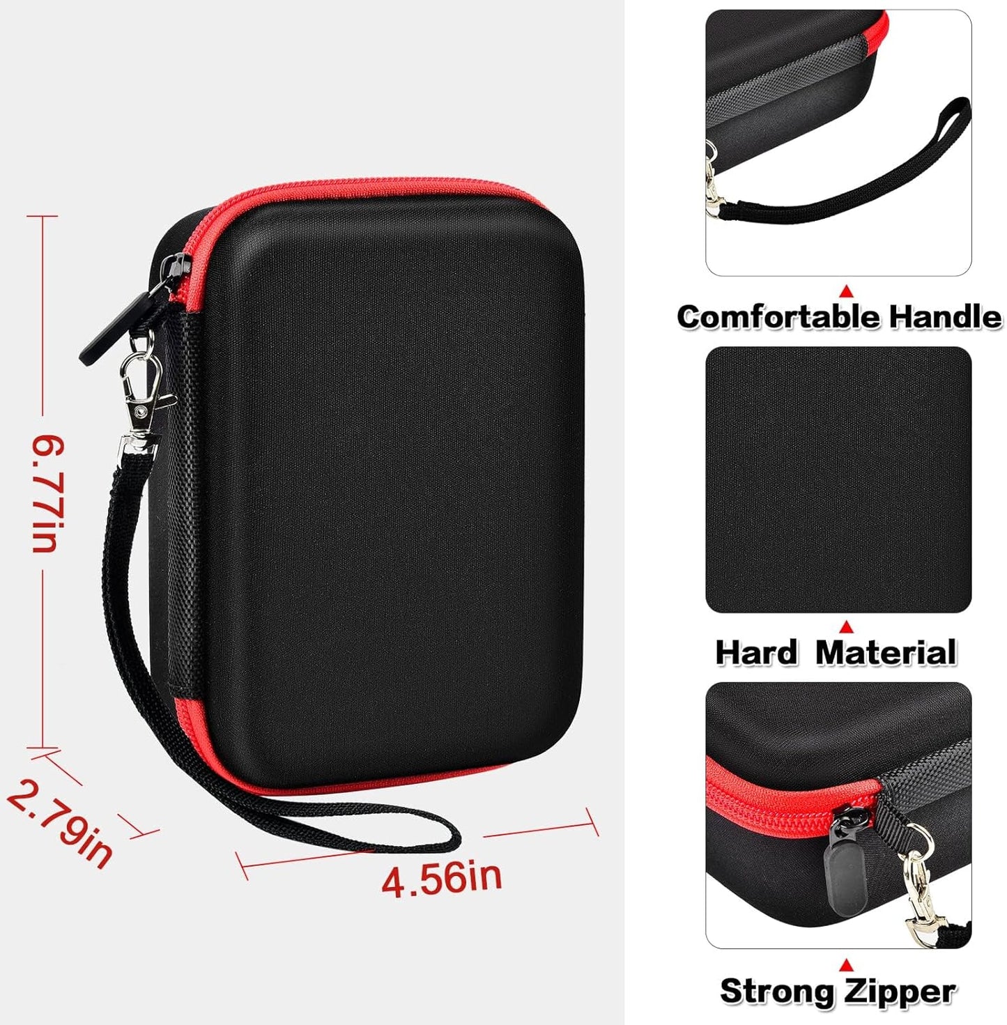USB Flash Drive Case 37 Slots SD Cards Thumb Drive Memory Card Holder SD SDXC SDHC Card Storage Bag Electronic Accessories Organizer for SanDisk for Samsung for Inland for Netac(Case Only) (Red)