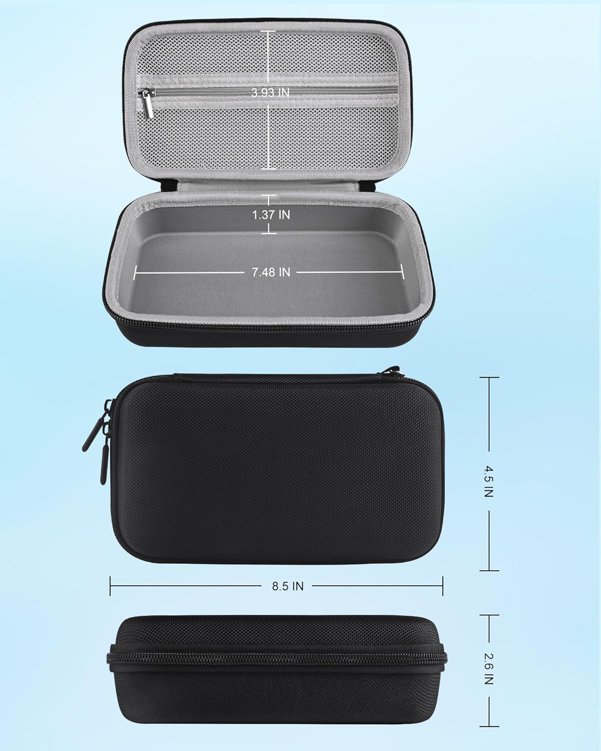 Memory Card Case - Water-Resistant & Anti-Shock 36 Slot Holder, 27 Micro SD & 9 SD/SDHC/SDXC Cards Organizer for Camera