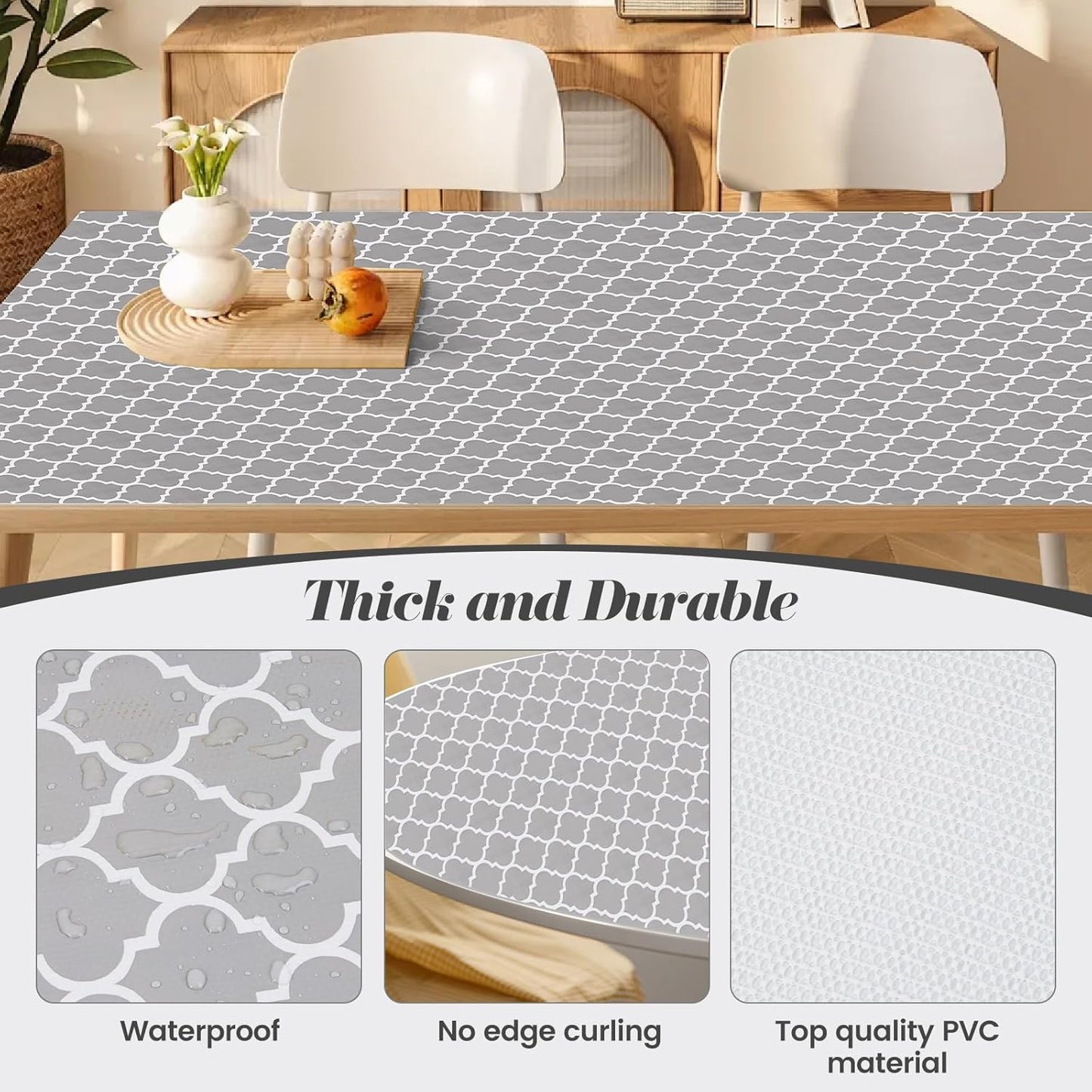 Drawer Shelf Liner for Kitchen Cabinets, Non Adhesive Slip Resistant Shelf Paper Easy to Clean, Strong Grip Thickened Waterproof Washable Mats for Pantry Shelves, Cupboard, Dresser, 24 in x 10 FT