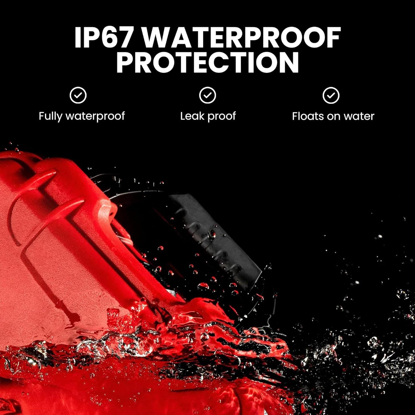 NANUK 935 Wheeled Waterproof First Aid Box Empty – Durable, Medical First Aid Organizer Case, IP67-Rated, Dustproof, Impact-Resistant, and Floats (22” x 14” x 9”) – Red