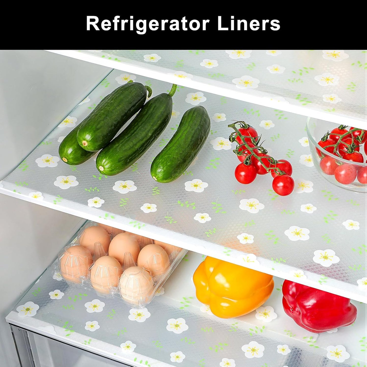 Cooyes Shelf Liner – Premium Non-Adhesive Cabinet & Drawer Liner for Kitchen – Waterproof Shelf Paper with Modern Pattern – Durable EVA Cabinet Mat – Easy to Cut （23.6" W x 360" L）