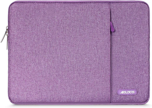 MOSISO Laptop Case 14 inch, 14 inch Laptop Sleeve Compatible with HP Lenovo Dell ASUS Acer, HP Stream, Dell Latitude, Lenovo IdeaPad, Polyester Vertical Computer Sleeve Bag with Pocket, Ultra Violet