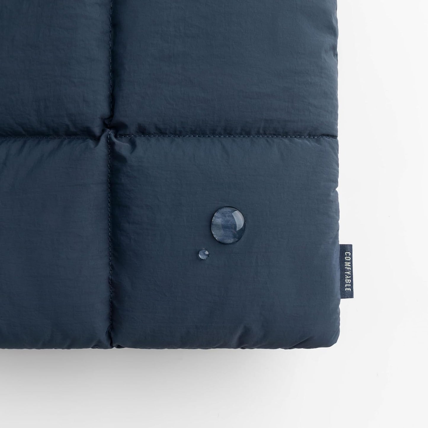 Comfyable Puffy Laptop Sleeve 15 Inch 16 Inch, Quilted Puffer Laptop Carrying Case, Pillow Pouch Compatible for MacBook Air 15 in M4 2025 & MacBook Pro 16 in M4 2024, Dark Blue