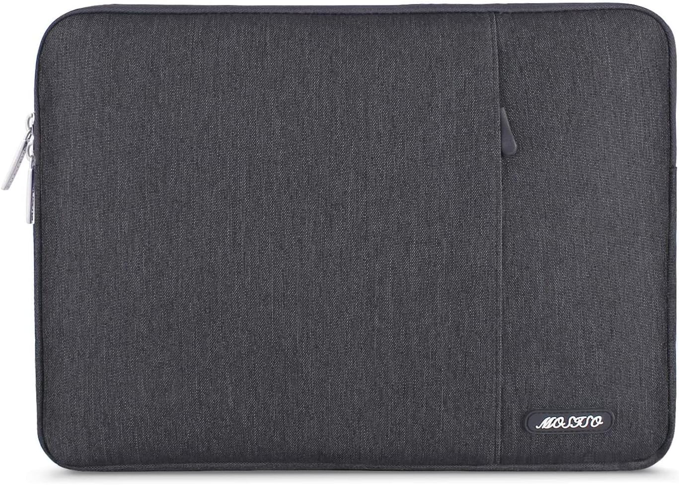 MOSISO Laptop Case 14 inch, 14 inch Laptop Sleeve Compatible with HP Lenovo Dell ASUS Acer, HP Stream, Dell Latitude, Lenovo IdeaPad, Polyester Vertical Computer Sleeve Bag with Pocket, Space Gray