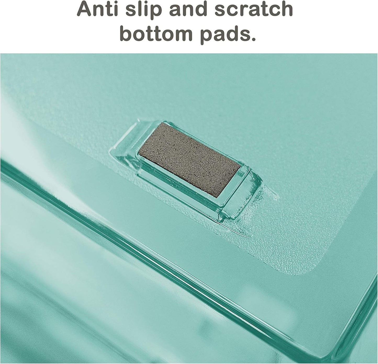 Acrimet Facility 2 Tier Letter Tray, Side Load, Letter Size/A4, Desktop File Organizer, Plastic (Clear Green Color)