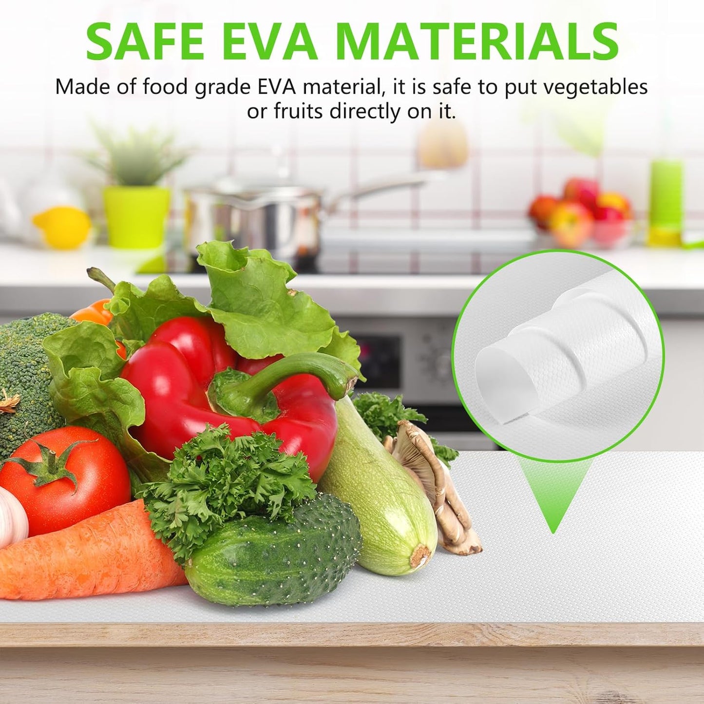 White Shelf Liners for Kitchen Cabinets Non Adhesive Drawer Liner for Bathroom Waterproof Refrigerator Liners for Shelves Fridge Plastic Mats Cabinet Cupboard Liner 23.6 x 393.7 Inches
