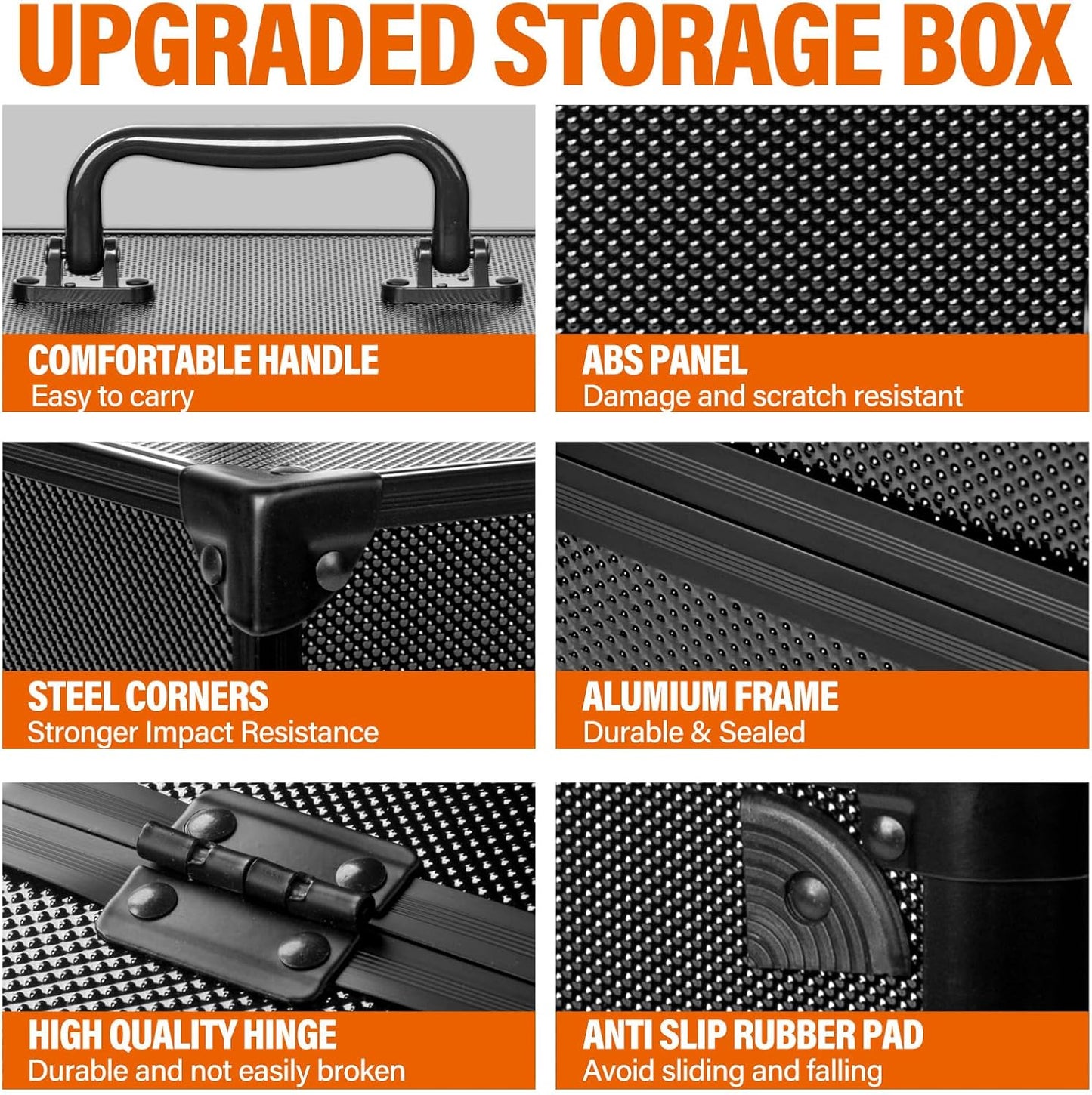 Graded Card Storage Box, Top Loaders Case, Sports Trading Box, Slab PSA MTG CSG BGS SGC Magnetic Holder, Waterproof Carrying Case, Collector Storage Boxes
