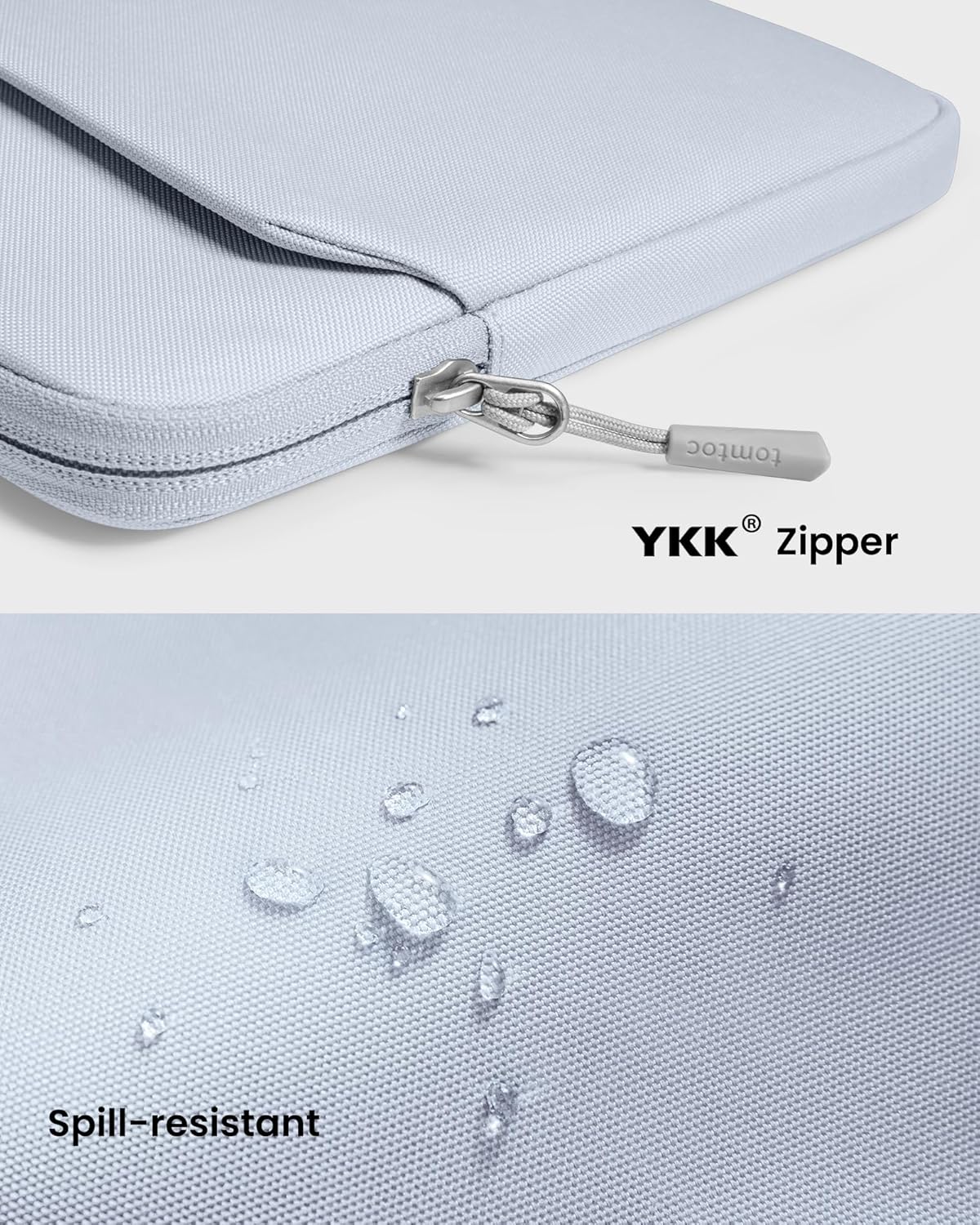 tomtoc Slim Laptop Sleeve for 14-inch MacBook Pro M5/M4/M3/M2/M1 Pro/Max 2025-2021, Water-Resistant Protective Case for 13.8 Inch Surface Laptop AI PC, Accessory Bag