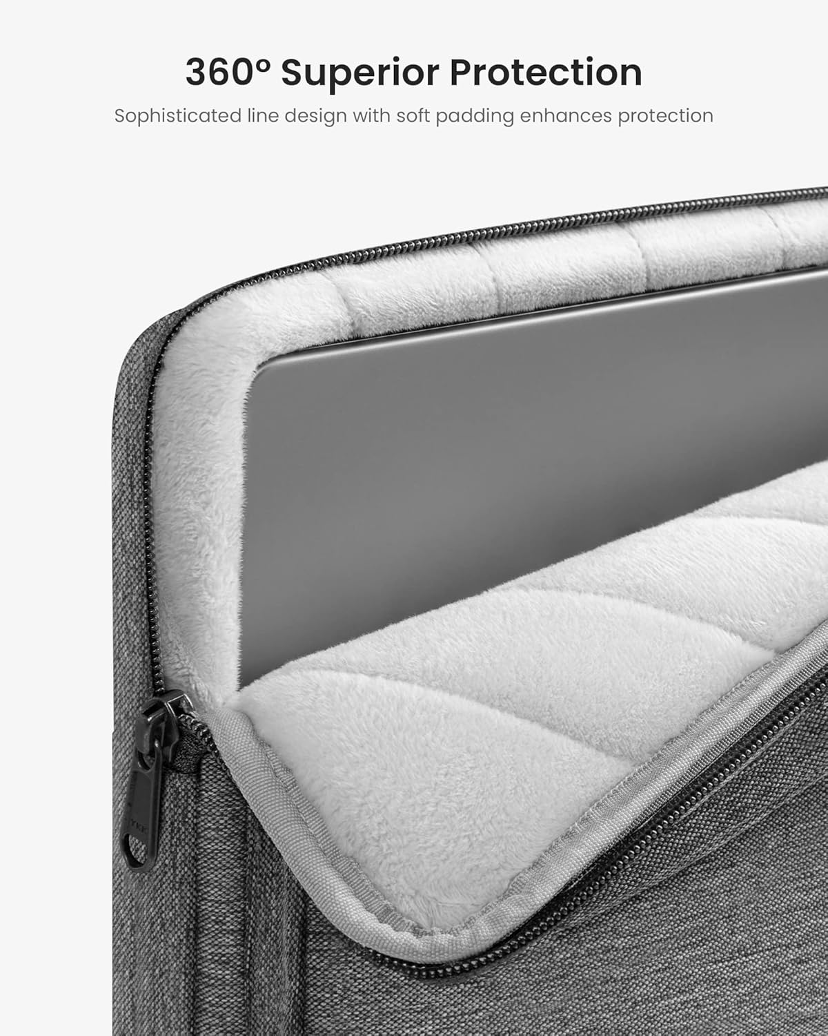 tomtoc Laptop Shoulder Bag for 2025 14 Inch MacBook Pro M5/M4/M3/M2/M1 Pro/Max 2025-2021, 13.5-14.4 Surface Laptop 7/6/Studio 2, Surface Book 3, 360 Protective Case Fit Asus VivoBook