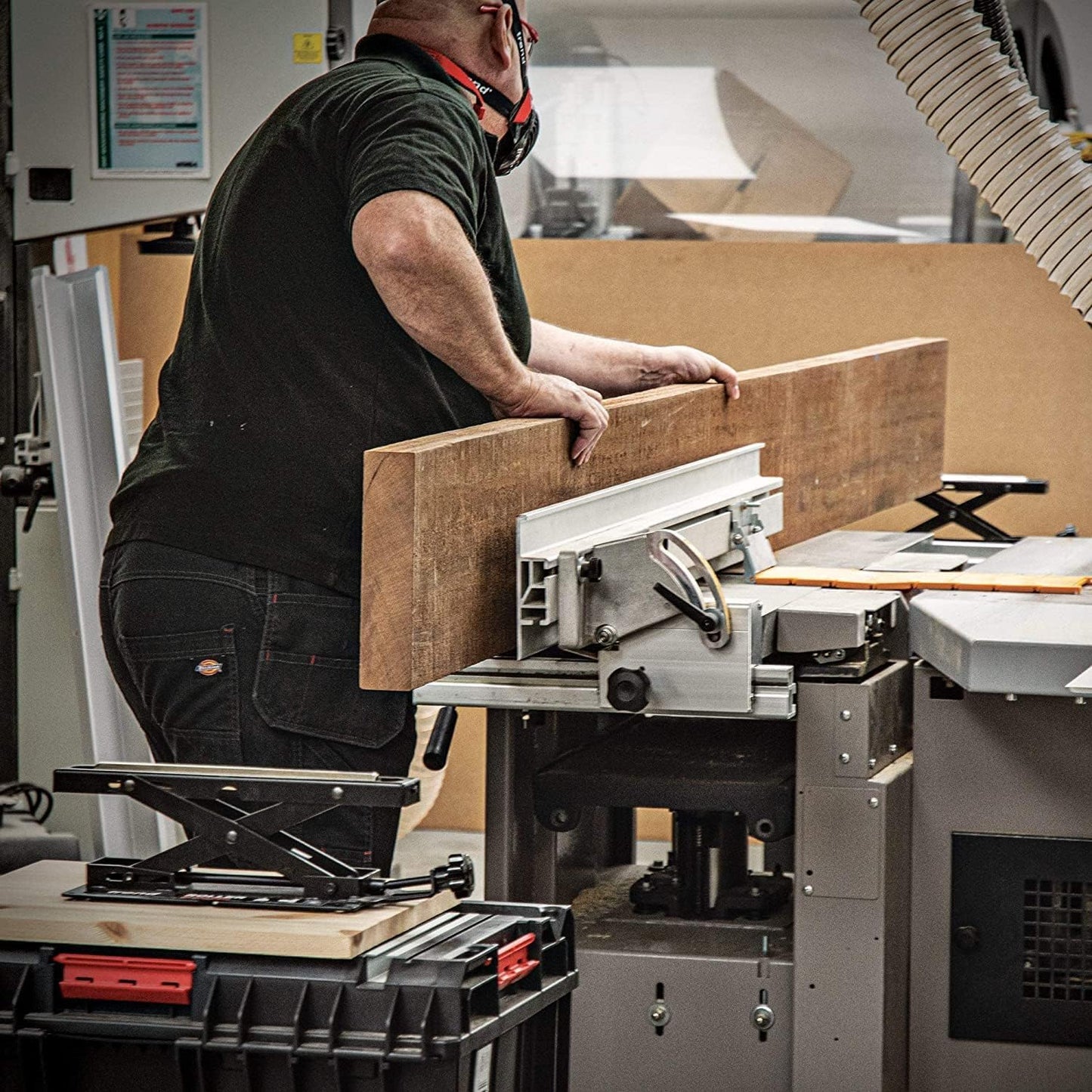 Trend Set of 2 Adjustable Miter Saw Roller Stand, 140 lbs Capacity and Height Adjustment from 2 inches to 6.3 inches, R/STAND/A/2