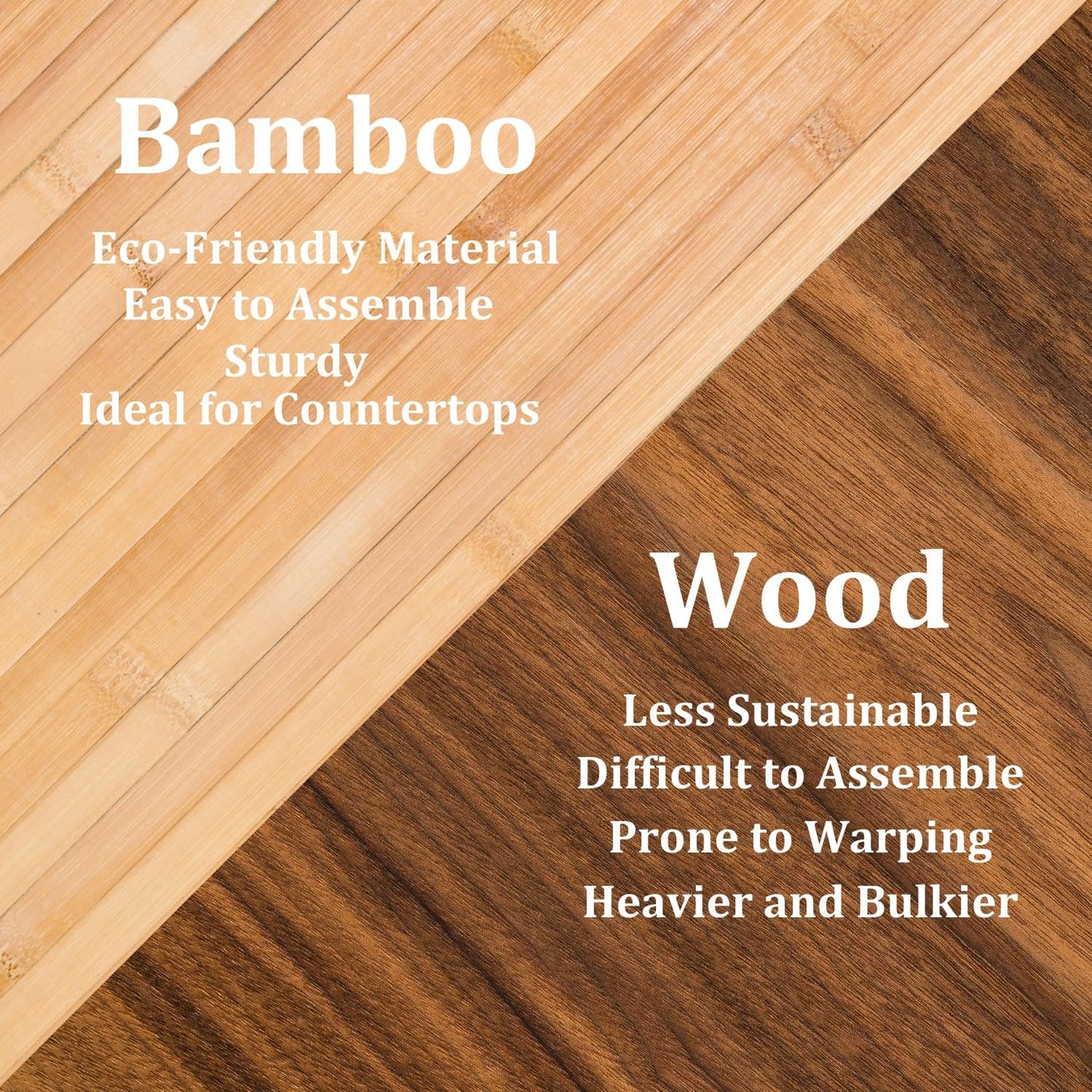 8 Bottle Bamboo Small Wine Rack for Countertop, No Tools Assembly, Modern Lattice Design, Durable, Wine and Liquor Bottle Storage for Small Spaces