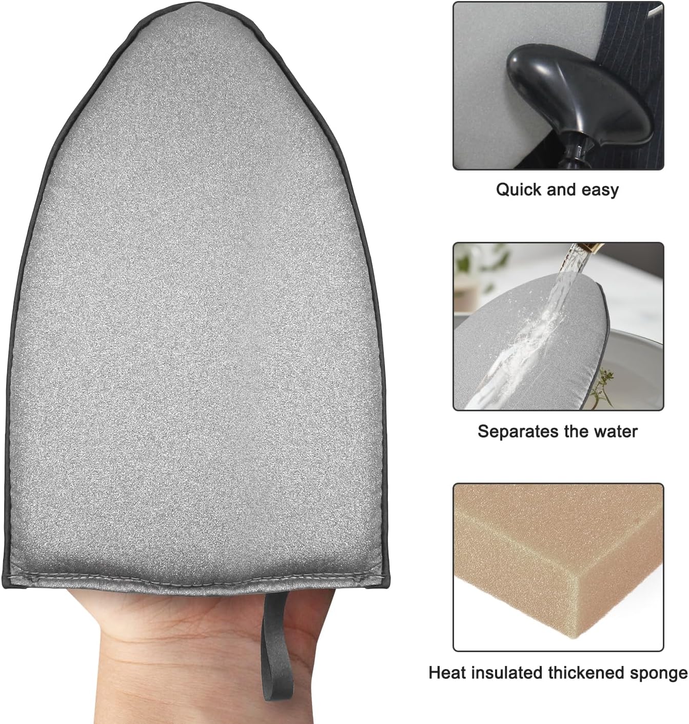 Garment Steamer Ironing Gloves Anti Steam Glove Heat Resistant Garment Steamer Mitt Accessories for Clothes,Heat resistant clothing steam engine gloves