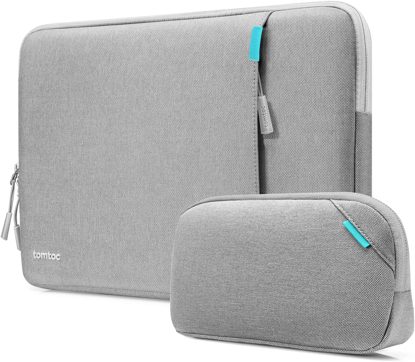 tomtoc 360 Protective Laptop Sleeve Set for 14-inch New MacBook Pro M5/M4/M3/M2/M1 Pro/Max A3112 A3401 A3185 A2992 A2918 2025-2021, Water-Resistant MacBook Case Bag with Organized Accessory Pouch