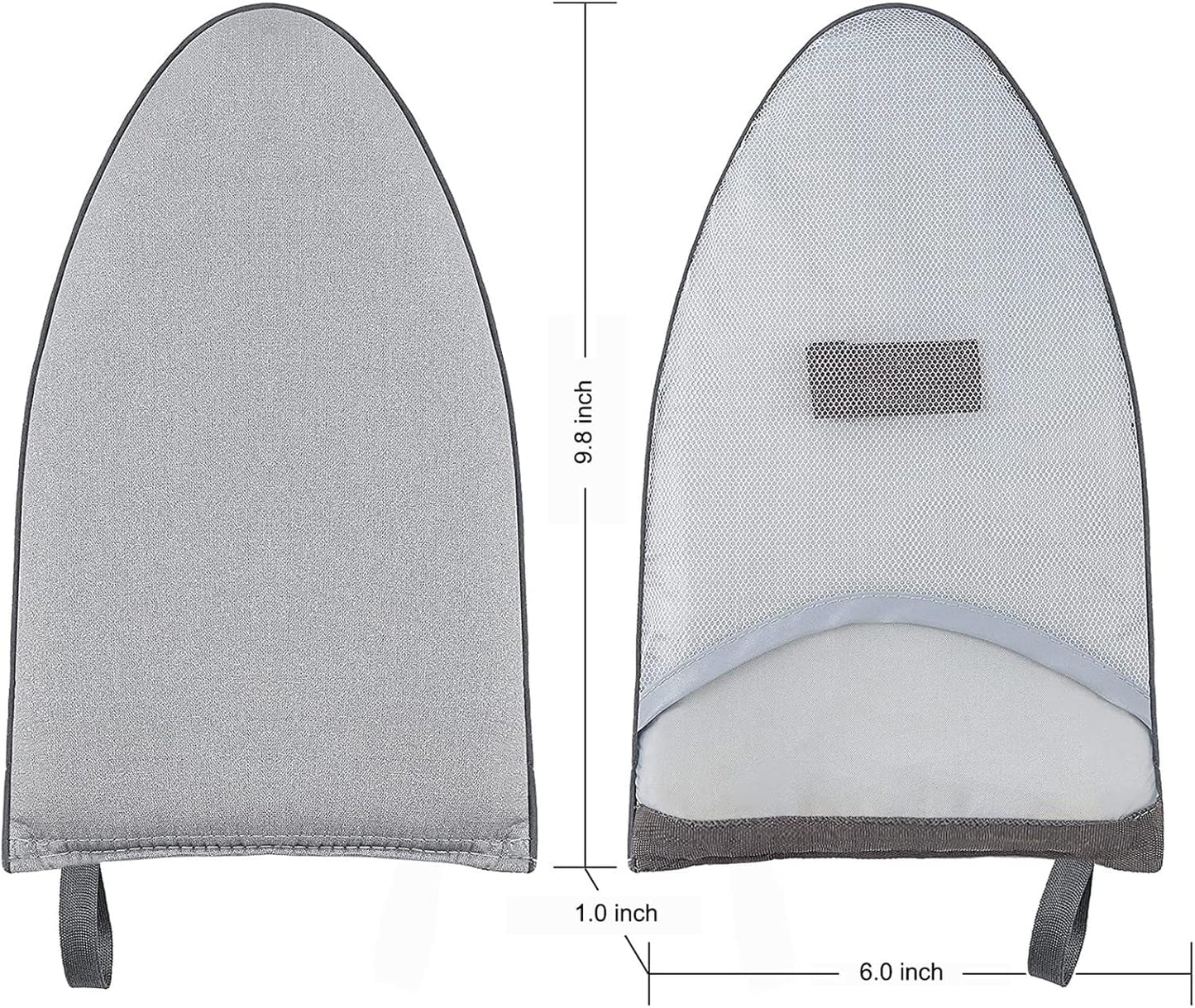 Garment Steamer Ironing Glove Mitt with Finger Loop for Clothes Steaming Mitt Anti Steam Mini Handheld Ironing Pad Board Heat Resistant Steamer Hand Protector with hanging loop for Steaming Clothes