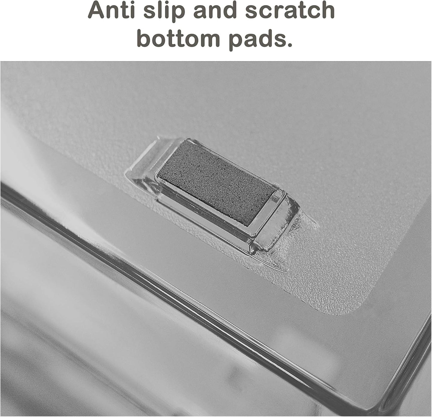 Acrimet Facility 4 Tier Letter Tray, Side Load, Letter Size/A4, Desktop File Organizer, Plastic (Clear Smoke)