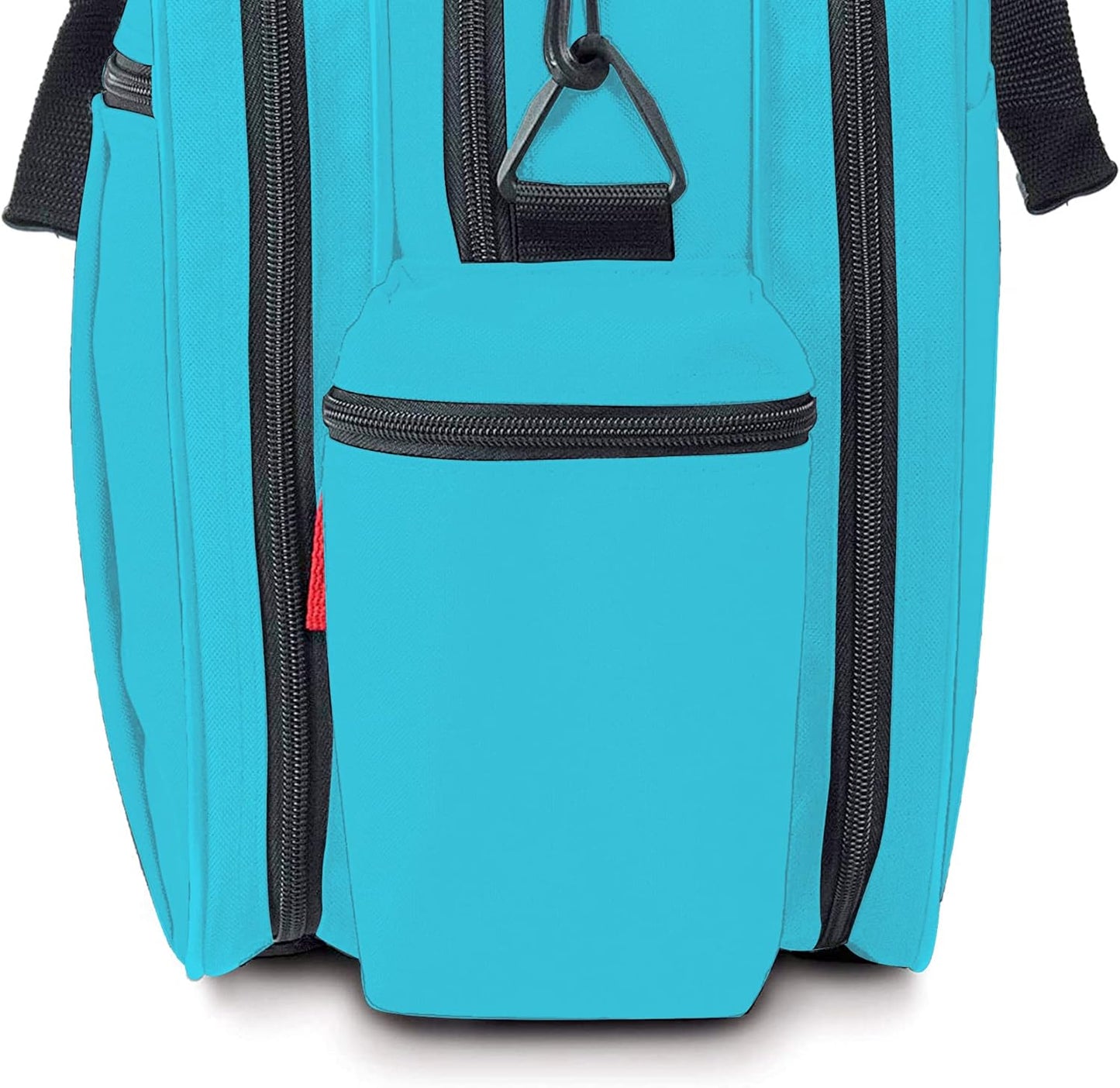 ASA TECHMED Nursing Bag with Compartments – Durable Medical Equipment Shoulder Bag for Nurses, Physicians, EMTs, Multi-Pocket, Nylon Reinforced, Adjustable Straps (Teal)