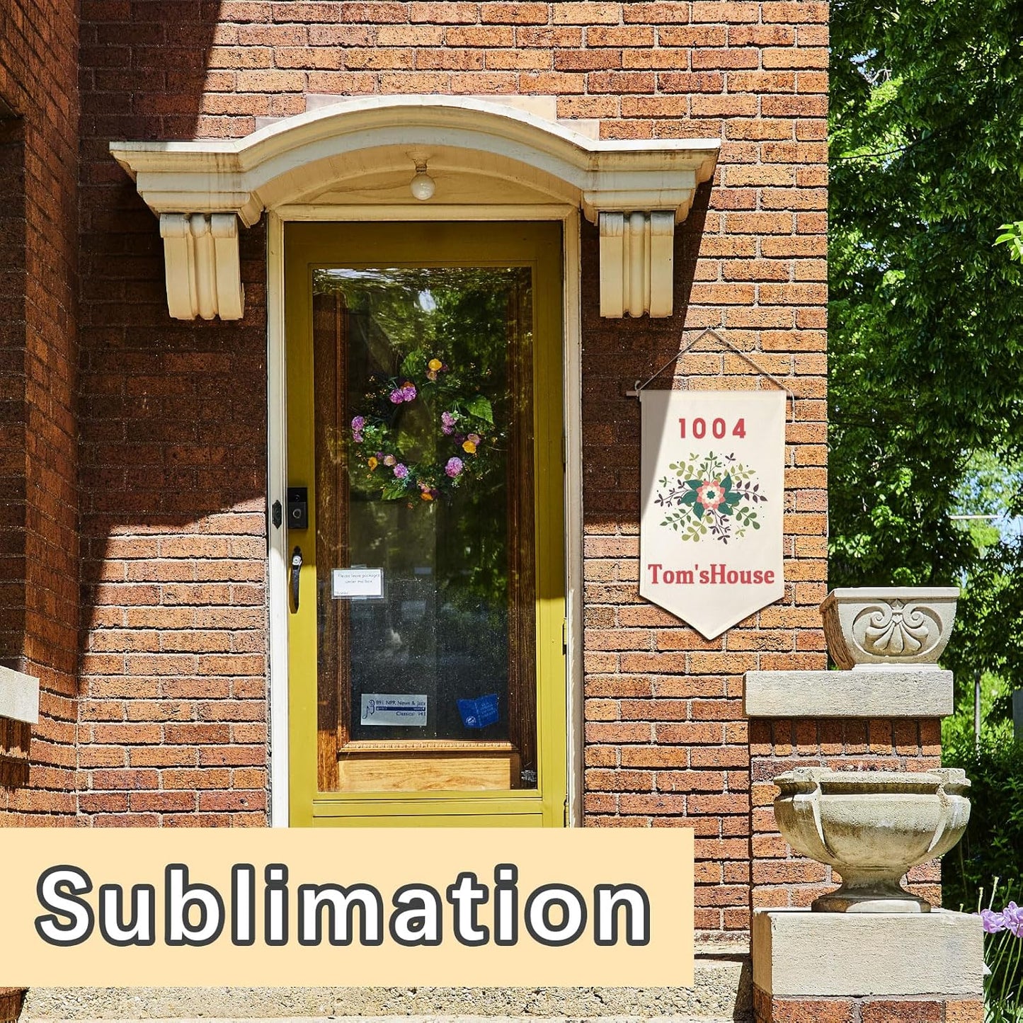 3 PCS Canvas Banners Wall Hanging Brooch Jewelry Storage Case Stand Enamel Pin Display, Sublimation blank Banner,Holder Earrings Necklace Pin Collection Organizer