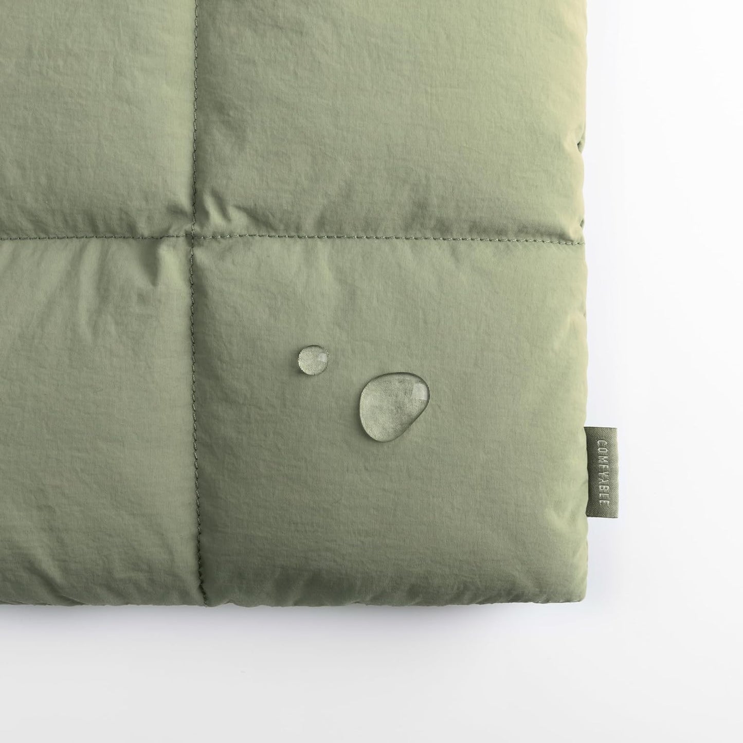 Comfyable Puffy Laptop Sleeve 13 Inch 14 Inch, Quilted Puffer Laptop Carrying Case, Pillow Case Compatible with MacBook Air M4 2025 M3 M2 M1, MacBook Pro M5 M4 Pro/Max, Green