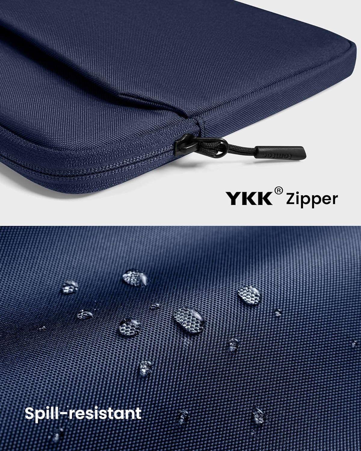 tomtoc Slim Laptop Sleeve for 13.5-14.3 Lenovo, HP, ASUS, Dell, Acer Laptop Notebook, Vivobook/Zenbook 14, Water-Resistant Protective Case for 13.8 Inch Surface