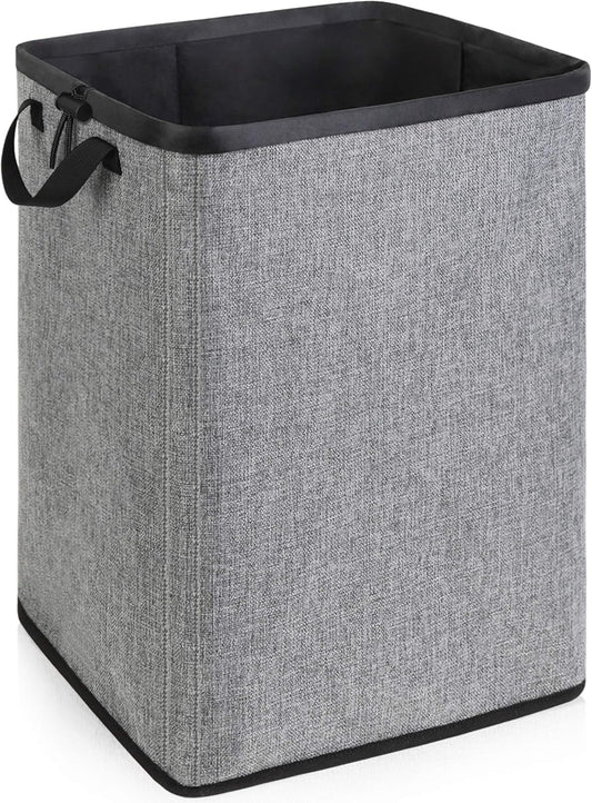 SNIGJAT Clothes Laundry Hamper for Bedroom, Lightweight Dirty Clothes College Hamper Collapsible for Small Space, Sturdy Laundry Basket with Handles for Bathroom Closet, 70 L