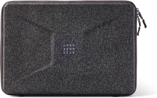 UAG Laptop Sleeve Case, Medium Sleeve, Fits Up to 13-14" Laptop, Shockproof Protective Carrying Computer Bag with Micro-Suede Lining and Interior Accessory Pocket, Dark Grey