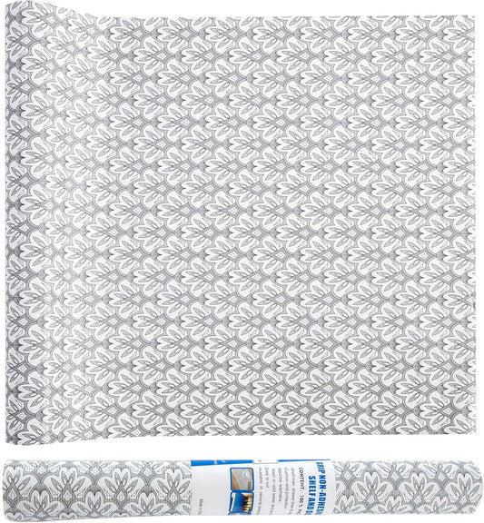 18" W x 96" L Floral Drawer and Shelf Liner for Cabinets, Non-Adhesive Strong Grip Non-Slip Flower Shelf Cabinet Kitchen Shelf Liners for Kitchen Cabinets