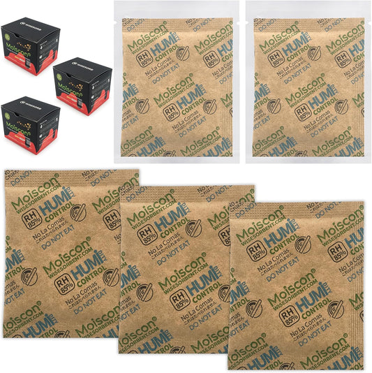 45 Pack 85% RH Size 8 Two-Way Humidity Control Packs for Wooden Musical Instruments, 8 Gram Moisture Control Packets for Bagpipe Reeds, Saxophone Reeds Individually Wrapped