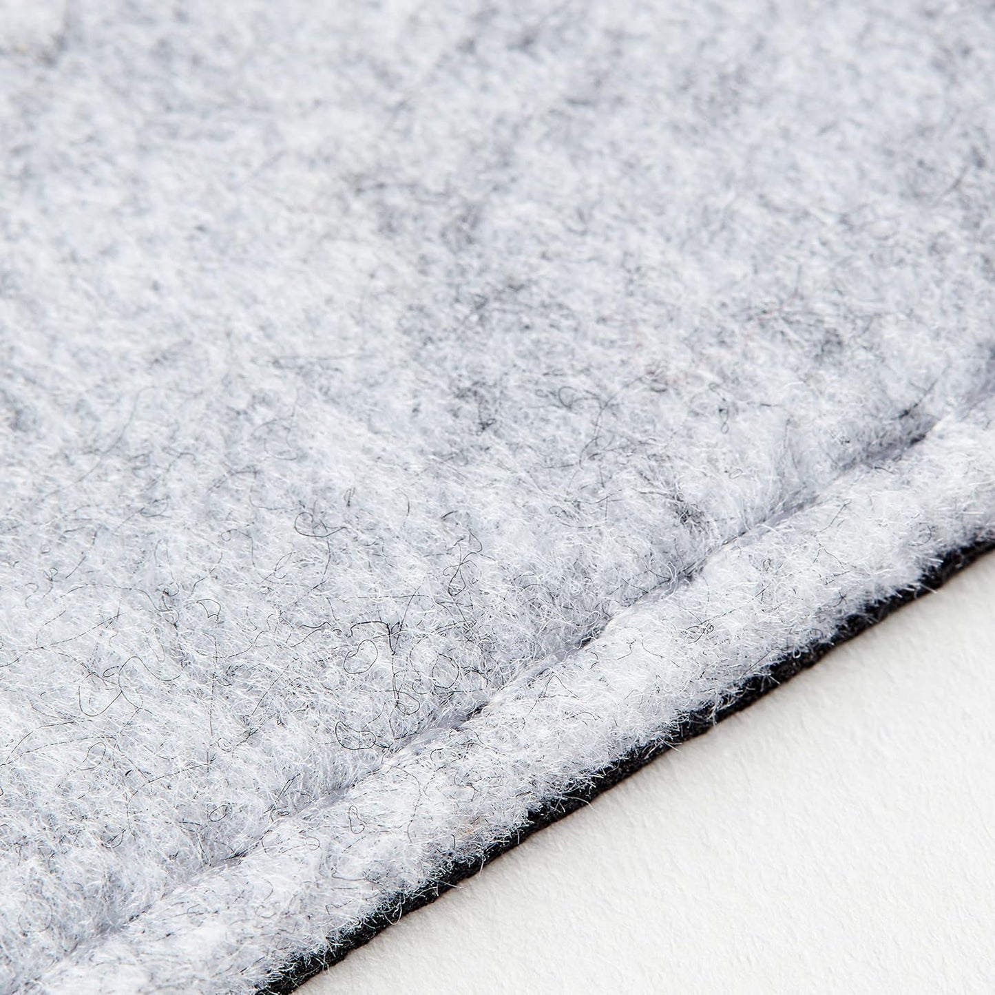 Premium Felt Desk Mat | Medium 12" x 36" | Multifunctional Desk Pad for Home Office | Light Gray