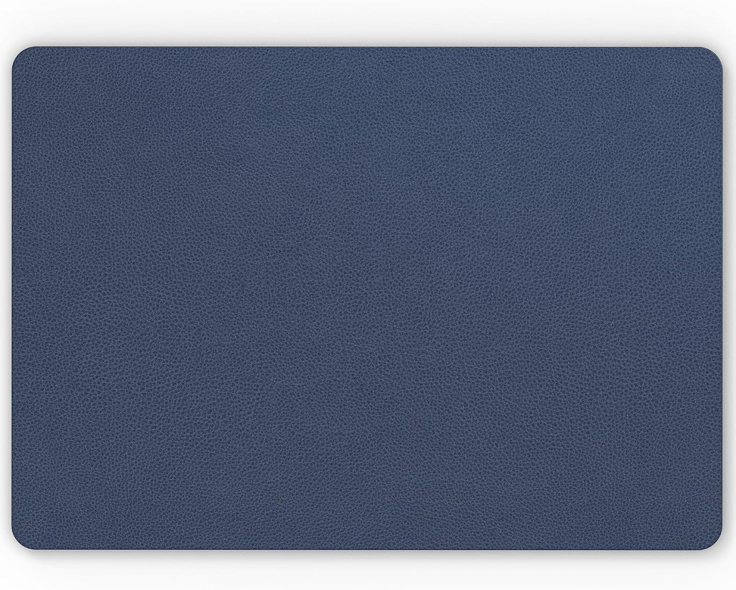 Nekmit Leather Desk Blotter Pad 17 x 12 Inches, Flat, Non-Slip, Waterproof, Blue