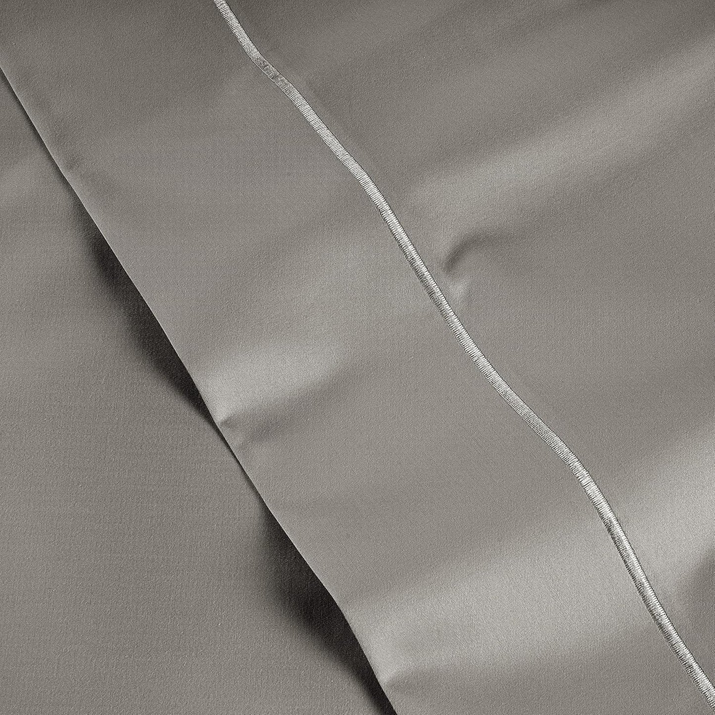 LANE LINEN Pillows Queen Size Set of 2 Soft 100% Egyptian Cotton Cool & Smooth 1000 Thread Count Pillow Cases - Charcoal