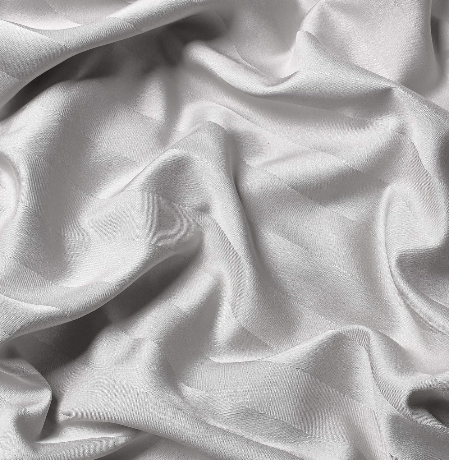 Queen Pillowcases by Pure Bamboo, Genuine 100% Organic Viscose Derived from Bamboo, Luxuriously Soft & Cooling, Double Stitching, Envelope Closure (2 Queen Pillowcases, Jacquard White)