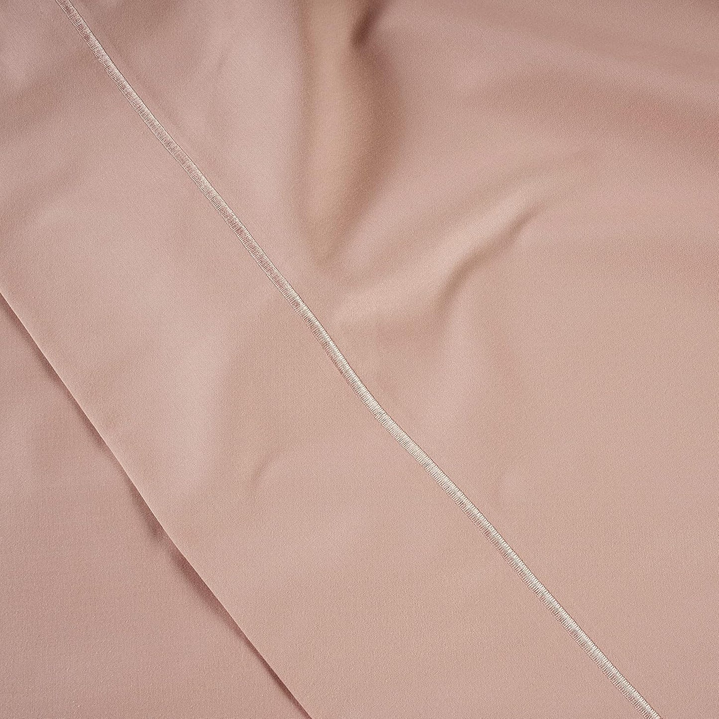 LANE LINEN Pillow Case Covers King Set of 2 100% Egyptian Cotton Sateen Soft Cool & Smooth 1000 Thread Count Cases - Sepia Rose